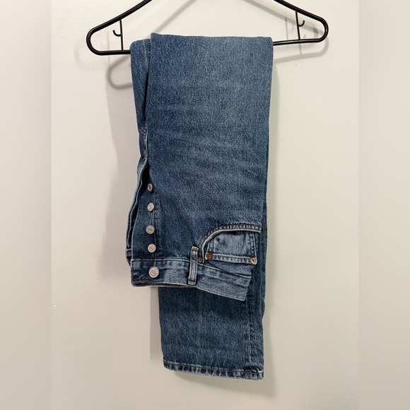 Agolde Fran straight Leg Jeans In Dwell - Picture 5 of 8